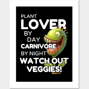 Venus Flytrap - Watch Out Veggies! Posters and Art